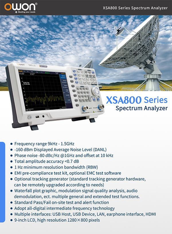 1.5GHz spectrum analyzer