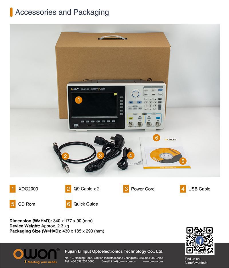 Accessories and Packaging Signal Generator